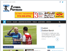Tablet Screenshot of futebolportenho.com.br